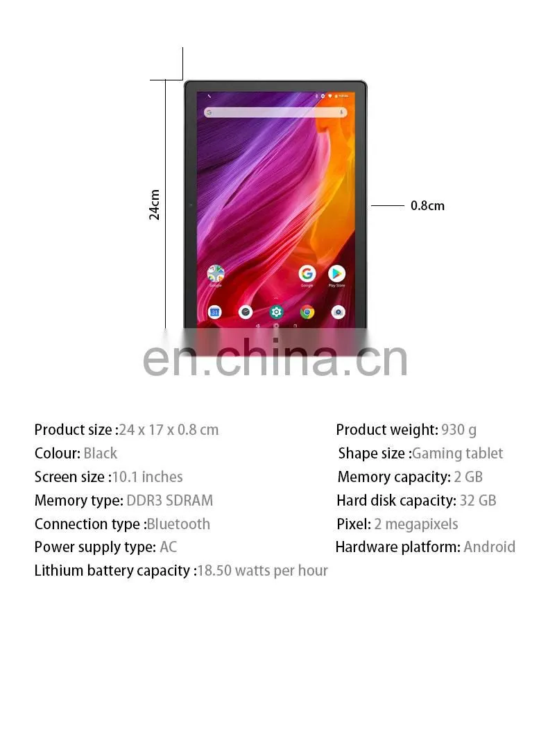 10 Years Odm & Oem Manufactory For Android 10.1 Inch Octa Core Processor Tablet Pc With 2Gb Ram 32Gb Storage Hd Display