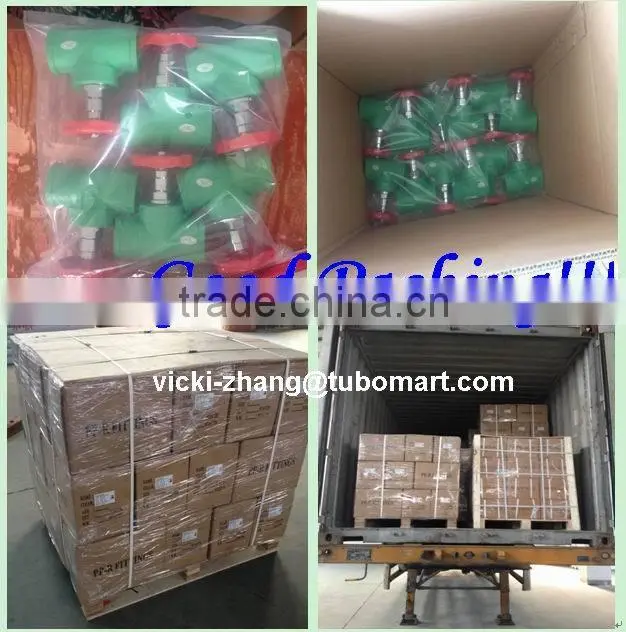PPR valve double union, PPR valve, PPR brass ball valve DIN8077/8078