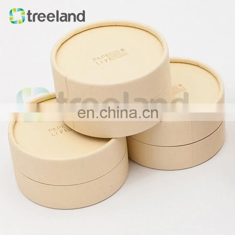 Custom Display Box Round Paper Container for Bath Bomb Packaging