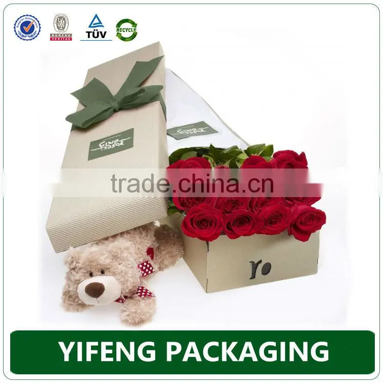 luxury custom paper rose boxes wholesale