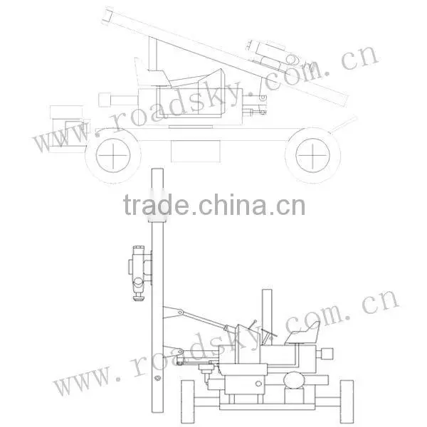 Hot Sale Hydraulic Rotary Drill, Borehole Drilling, Safety Equipment