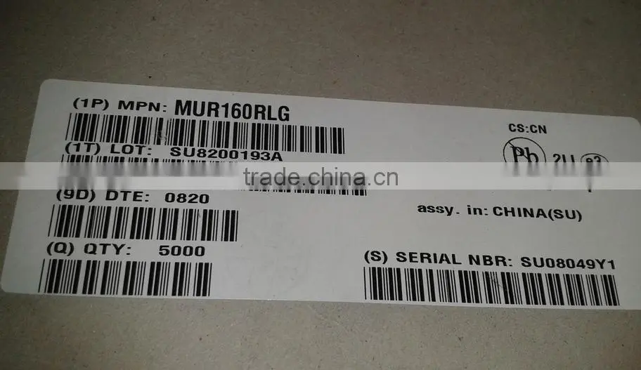 MUR160 ULTRAFAST RECTIFIERS 1.0 AMPERE, 50 ~ 600 VOLTS