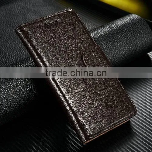 Lichee pattern Leather Card Wallet for iphone 6 flip leather wallet case, leather case for iphone6 4.7" 5.5"