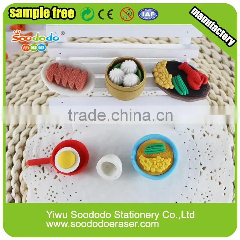 multi colorful vegetables puzzle erasers for kids
