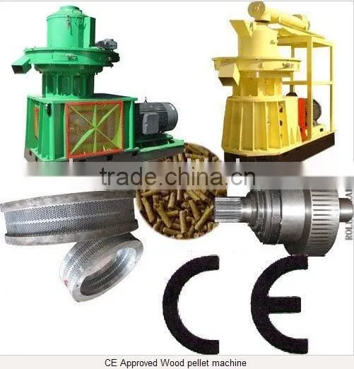 Rice husk pellet machine with CE