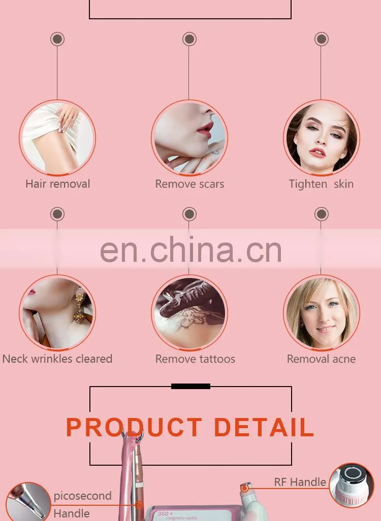 good price 3 in 1 ipl & pico elight rf laser tattoo pigmentation hair removal with rf hot sale price