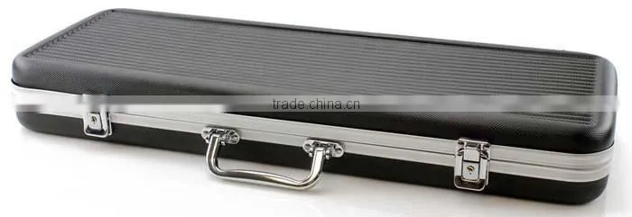 500pc ABS Poker Chip Case - Black Molded Poker Chip storage box