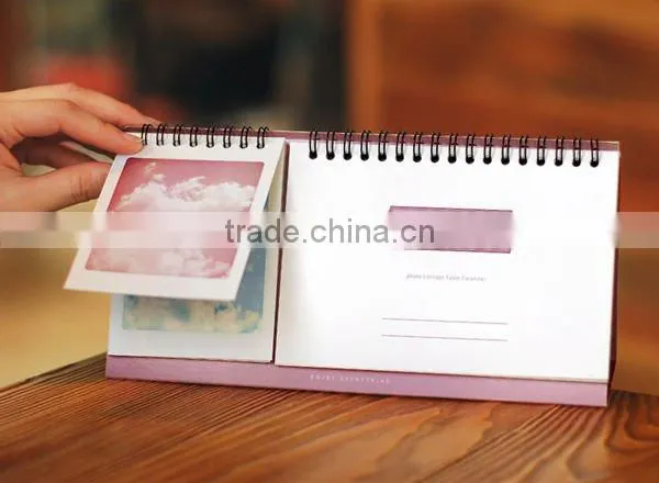 Chinese cheap paper promotional table calendar 2016