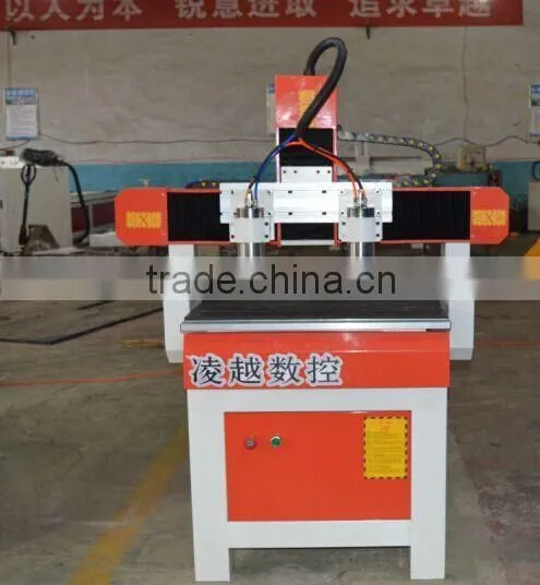 2015 new design excellent quality two heads cnc router 6090
