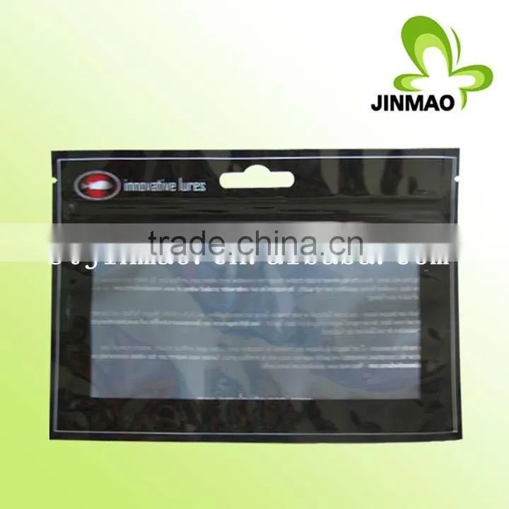 Printed OPP plastic bag with hole