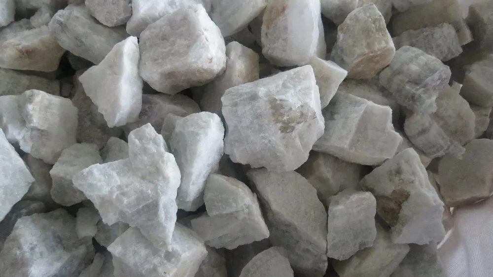 high purity CaF2 95%min 10-70mm Fluorspar Lump