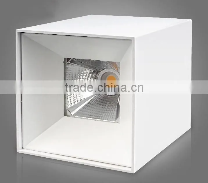 High Quality 20W 60 Degree Ceiling Mounted Square COB LED Surface Downlight 10W 20W 30W