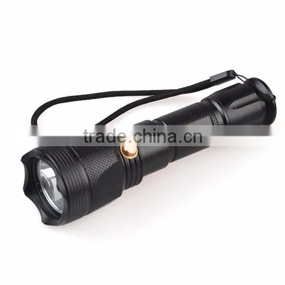Waterproof Scuba Diving Light 3W LED Diving Flashlight with Button Switch YT-70