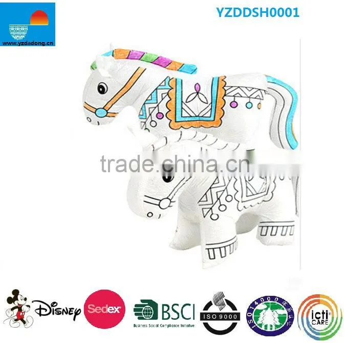 DIY painting toy/ washable painting toys /washable painting plush toy