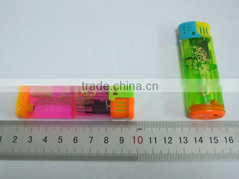 Five mix color gas refillable electric cigarette lighter windproof torch lighter