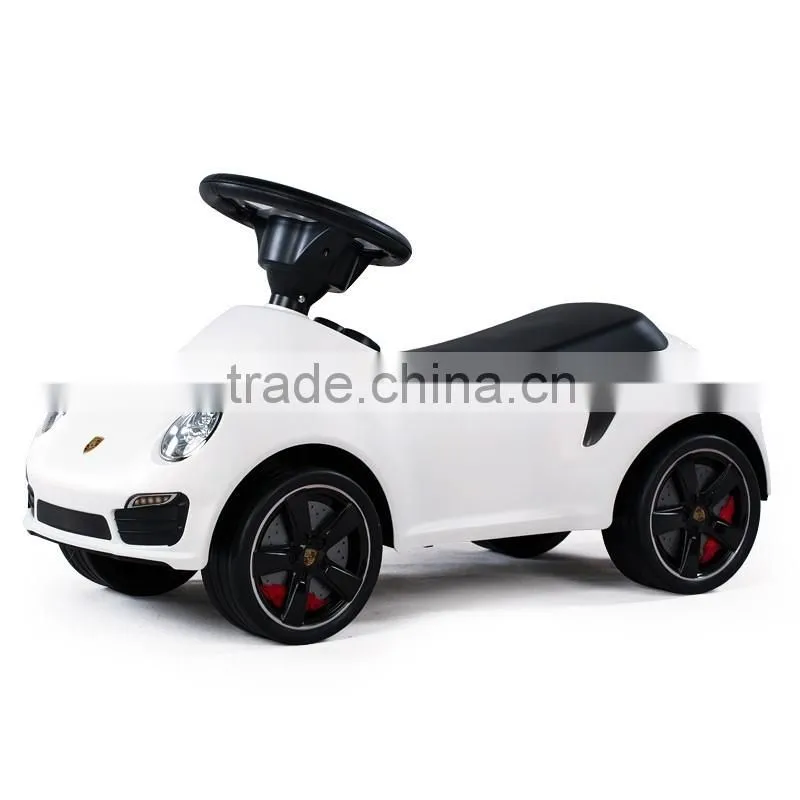 No need power use foot pushing licensed ride on car Porsche