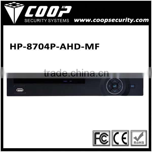 4 Channel Real Time Preview 1080P CVI DVR DMSS VMS H.264 Support Android iPhone IPad USB 2U 1080P 4CH CVR