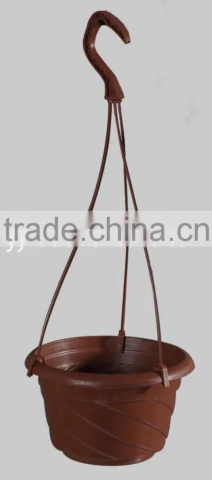 Plastic decorative balcony flower pots
