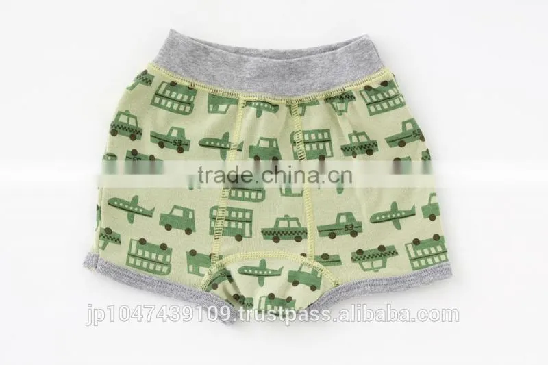 100% cotton underwear infant products high quality boxer pants for baby boys wholesale cute car pattern