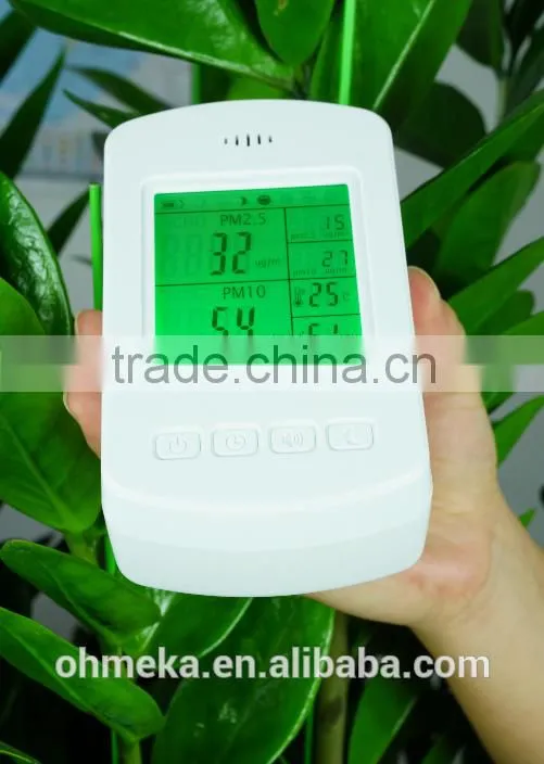 Newest PM2.5&PM10 air quality sensitive.VOC&Formaldehyde meter from Ohmeka