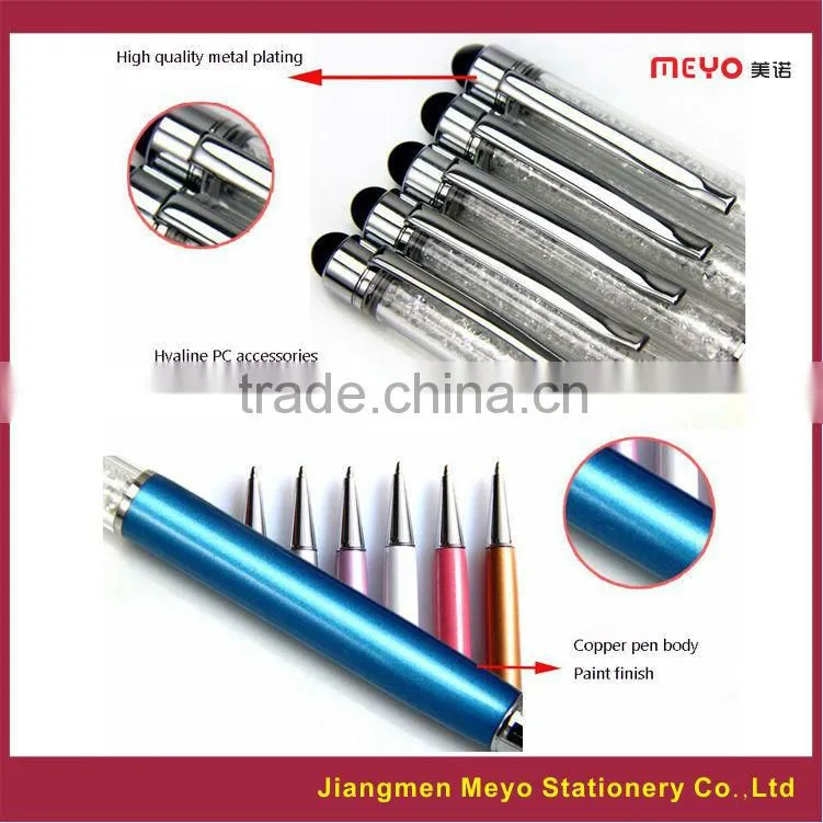 Red crystal stylus pens, stylus pens with crystals, smartphone stylus pen