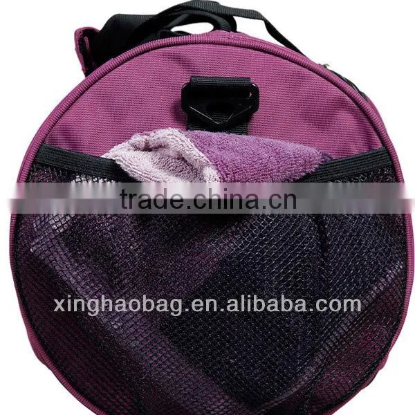 2014 Korean style wholesale custom sports bag with shoe compartment
