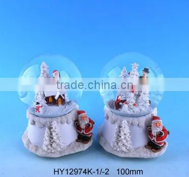 Polyresin Christmas waterball ,globeball