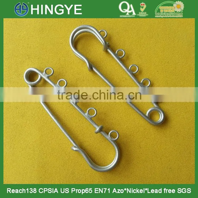 2015 new arrival brass safety pins for garment 15531