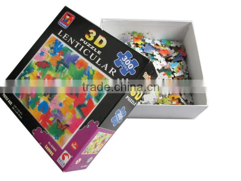 Hot sale Factory Kids funny PET 3D puzzle