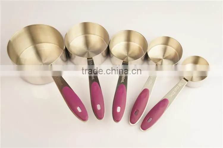 High quality stainless steel stackable measuring cups