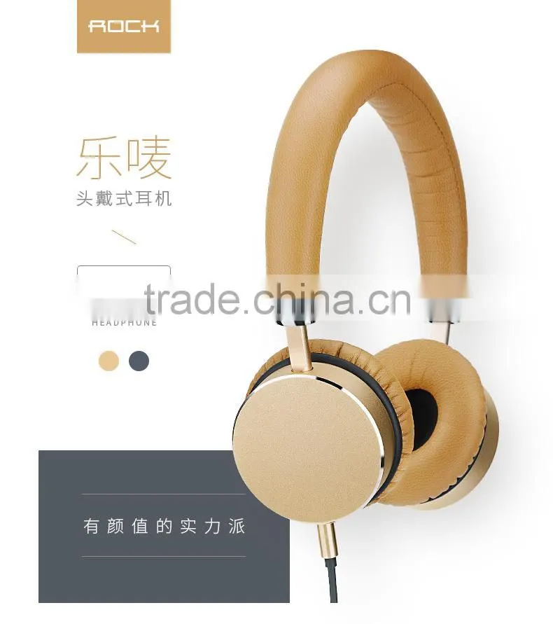 Original ROCK Muma Series 3.5mm Universal Ear Hook Headphone Stereo Sound Sport headset For Mobile Phone MT-4687