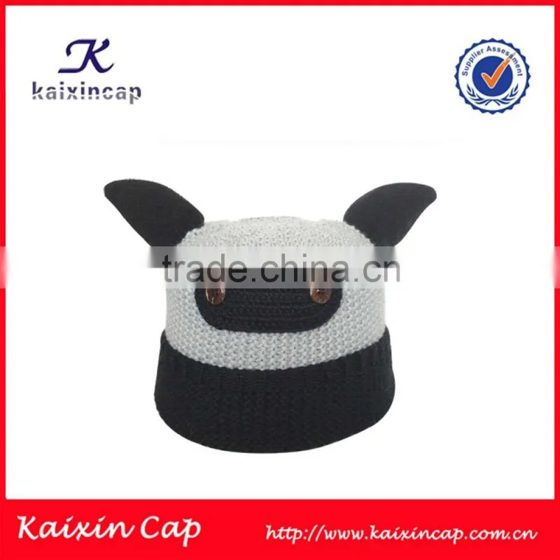 winter baby boy girl fashion cartoon animal beanie hat