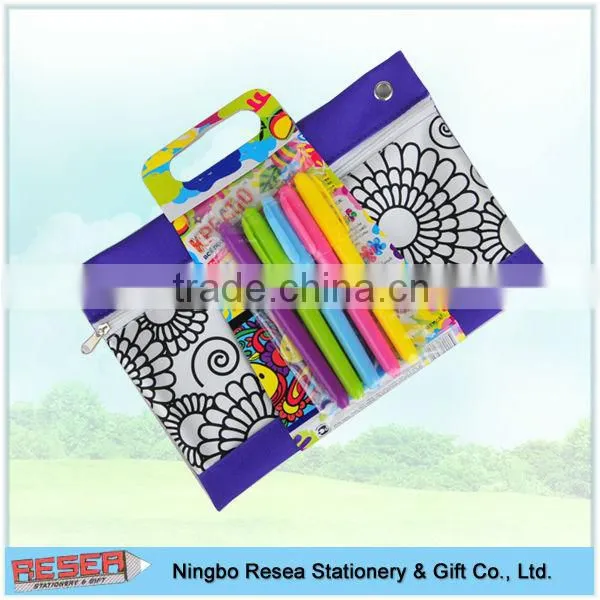 4c color printingPVC 420D pencil case