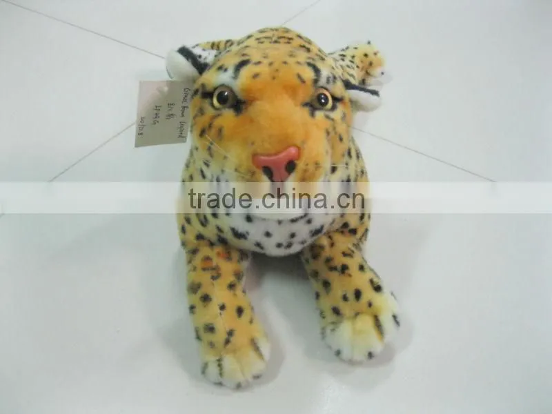 rare animal Panthera pardus plush soft toy
