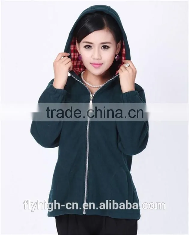 OEM Logo Fashion Winter Polar Fleece Women Jacket