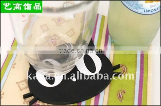 High quality soft pvc animal printing coaster