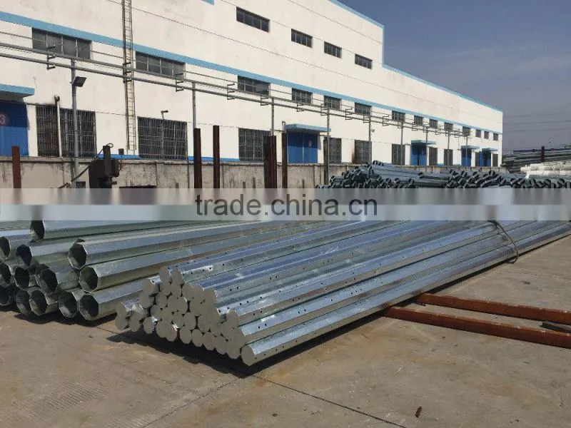 hot-dip-galvanized transimission poles