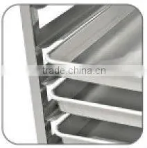 Stainless steel kitchen trolley