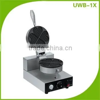 Industrial Single Plate Electric Waffle Maker Machine 220V Small Kitchen Snack Appliance With CE