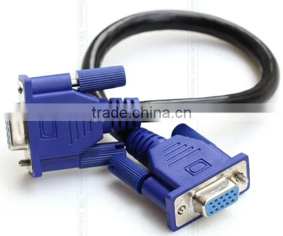 factory price hot selling VGA cable adaptor Monitor Male To Male audio video Cable