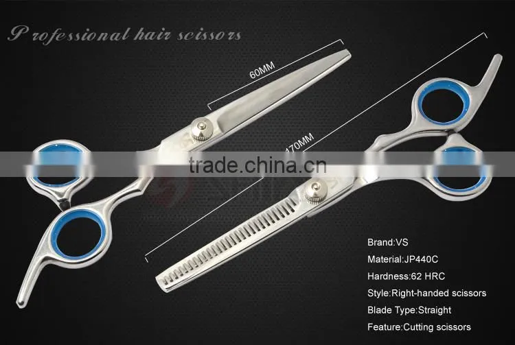 Best Wholesale Professional 440c Steel Cutting Dressing Parts Types Of Razor Barber Thinning Hair Scissors Salon Products