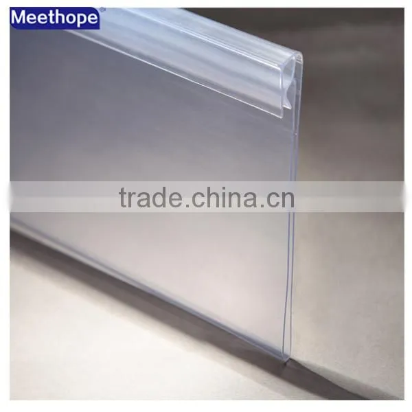 Supermarket Clear Plastic Price Holder