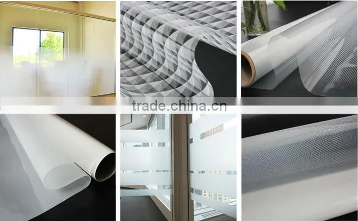 High quality decorative pet membrane/film for glass door