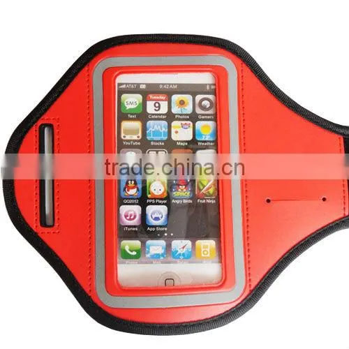 Wholesale cheap but high quality custom sport armbag for running /Factory comfortable sport gym armband adjustable strap/logo