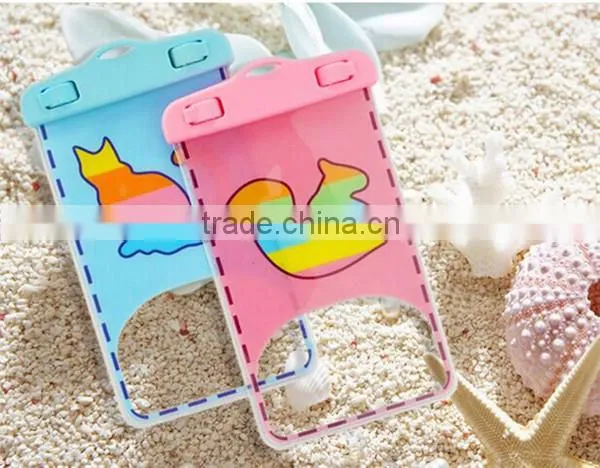 New Cartoon Design waterproof bag,Suitable for 19.5*10.3 cell phone waterproof bag