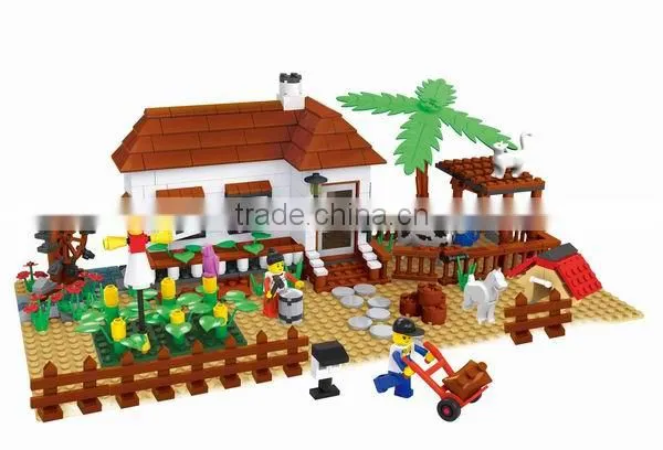 Good Quality Happy Farm Series Block Toy For Kids