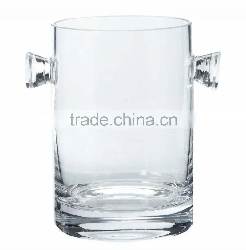 Wholesale Handmade Party Glass Ice Bucket Advertisting