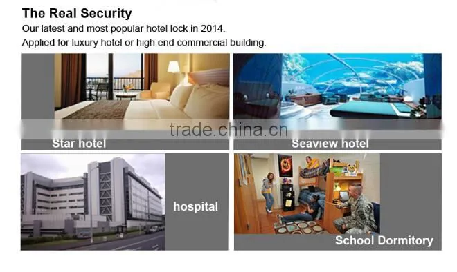 Stainless steel smart card lock for hotel solution LSD8108