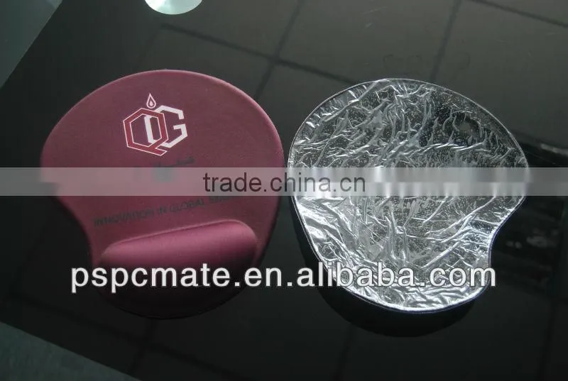 silicon gel mouse pad with wrist rest support