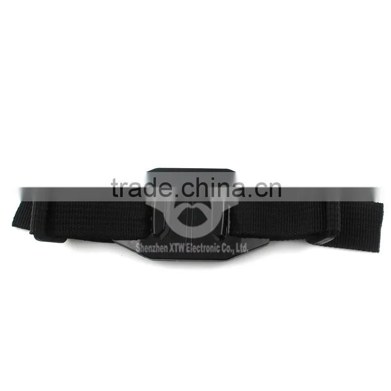 Vented Helmet Strap Mount helmet strap used for extreme sports action video camera Gopro Hero 2/3/3+/4/4 Session